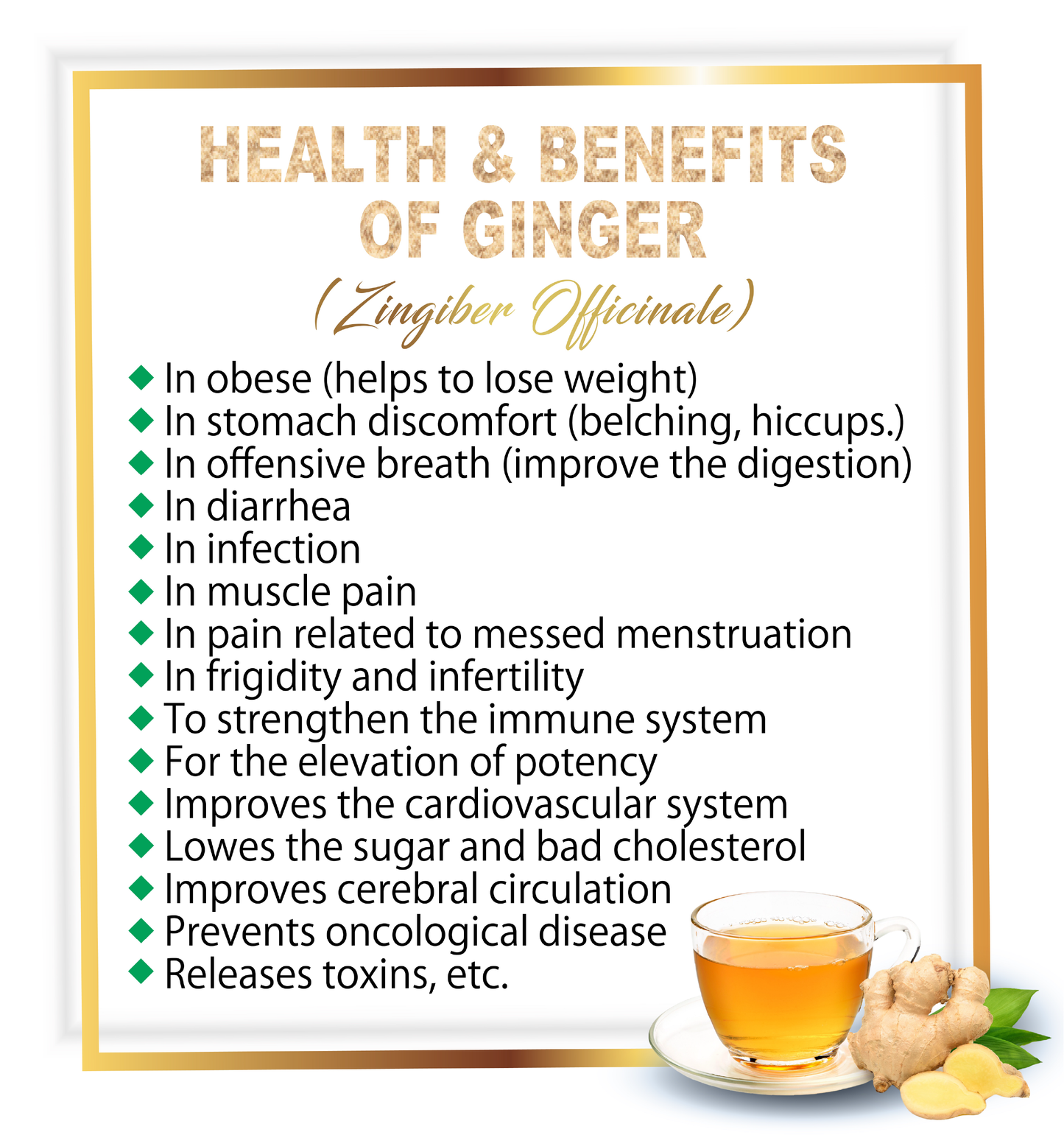 Ginger Root Powder (Zingiber Officinale) | Premium Sort | 100% Natural | Organic Ginger Powder | NET WT. 7 Oz. (200g)